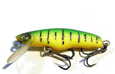 DUEL Zombi Minnow Wobbler, Crankbait, Kunstköder, 7 cm, Floating
