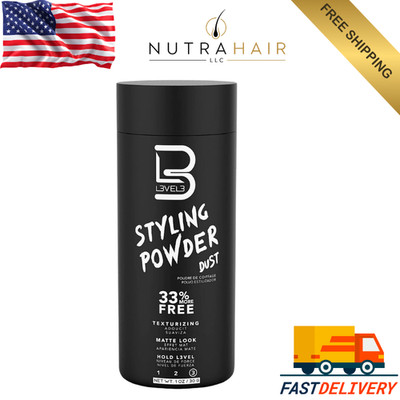 Level 3 Styling Powder - Natural Look Mens Powder - Easy to Apply with No Oil...