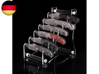 Acryl Messer PräSentationsstäNder – 6-Stufiger Transparenter StäNder FüR Tasch