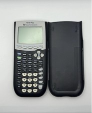 Texas Instruments TI-84 Plus Graphing Calculator Tested Working with Cover READ 