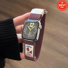 Lightweight Braided Nylon Magnetic Band for Apple Watch 11 10 9 8 SE/Ultra 49mm