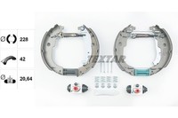 Textar Bremsbackensatz Hinterachse U.A. FüR CitroËN, Ds, Peugeot