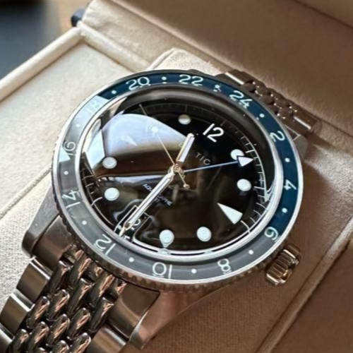 Baltic Aquascaphe GMT Black Dial Automatic Men's Watch from JP