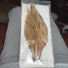 Collins Hackle Grade 1 Cape Set Barred Ginger Hackle Set of 2