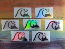 Inspired By Quicksilver Holographic Vinyl Sticker