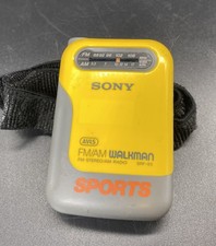 Vintage Sony Walkman SRF-85 AVLS FM/AM Stereo Radio Sports Portable Travel