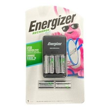 Energizer Recharge Plus USB Charger for NiMH Rechargeable 4-AA  4-AAA Batteries