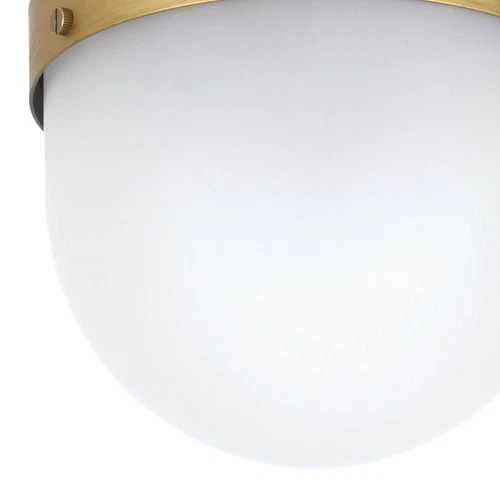 Crystorama Lighting Group CAP-8500 Capsule 8"W Outdoor Semi-Flush - Gold - Picture 4 of 4