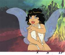 WIZARDS ANIMATION ART: ORIGINAL RALPH BAKSHI PRODUCTION CELS + Free Autograph