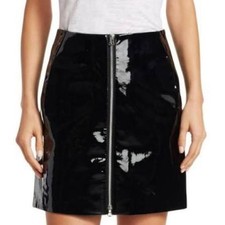 Rag  Bone, Heidi Patent Leather Skirt, size 26
