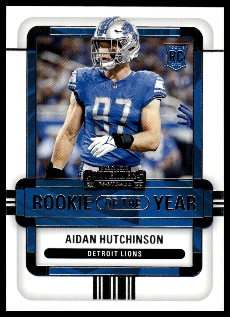 2022 Panini Contenders Aidan Hutchinson #ROY-AHU Rookie of the Year Contenders