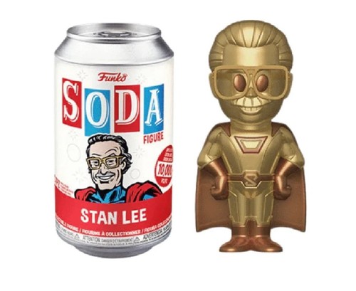 Funko Soda - Stan Lee Gold Chase with Free Soda Coaster - Marvel Comics - Picture 2 of 8