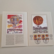 Bicentenaire de l'air et de l'espace - 1983 - document philatélique commémoratif