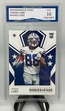 2020 Panini CeeDee Lamb Cowboys Rookies & Stars Rookie Card #120 . rookie card picture