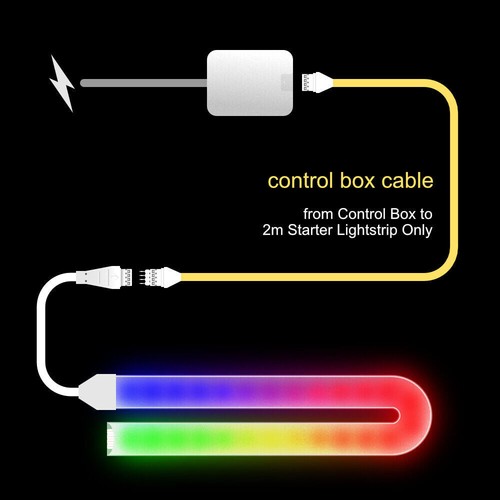 CONTROL BOX Cable | for Philips Hue GRADIENT Lightstrip | upto 10 feet | R - Picture 5 of 11