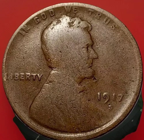1917-S AG/Worn/Poor Lincoln Cent “Best Value On eBay" FAST SHIPPING