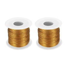 Metallic Cord Set 1mm 109 Yards Metallic Ornament String Gold
