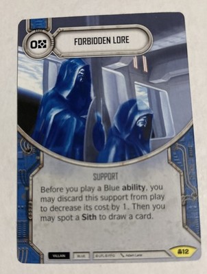 Star Wars Destiny Convergence #12 Forbidden Lore