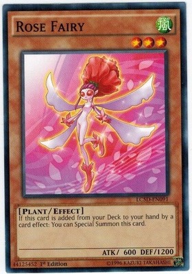 1 x Rose Fairy - LC5D-EN091 - Common - 1st Edition Near Mint, English YGO