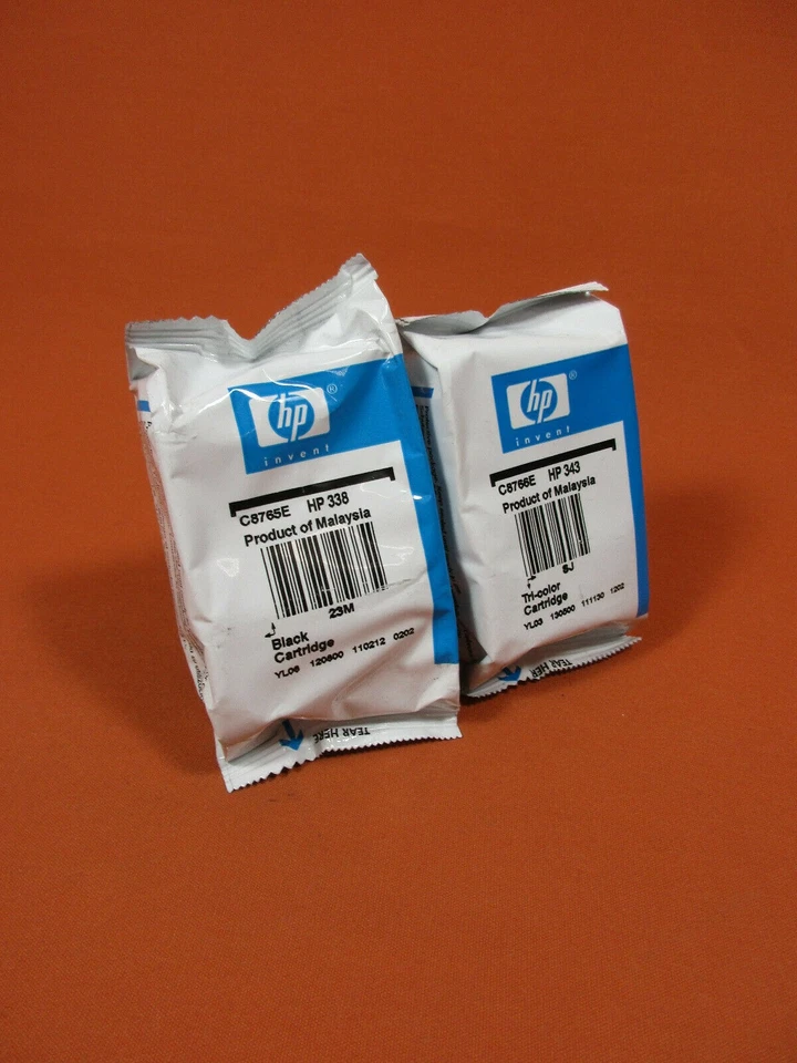 Originale HP 338/343 saldato, cartuccia inchiostro, cartuccia stampante, HP ink cartridge