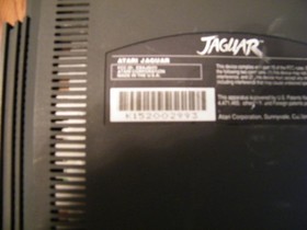 Atari Jaguar game console with games