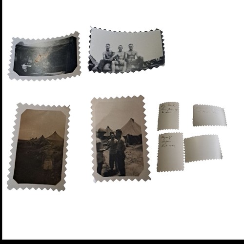 Segunda Guerra Mundial 1945 Saigón Vietnam Soldados de Estados Unidos Lote de fotos 4 Ray Frank Gene Camp Life - Imagen 1 de 13