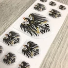 Prussian Eagle domed emblem decal stickers car tuning