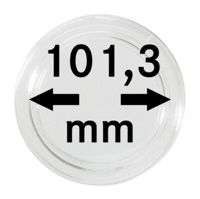 1-Lindner-22500439-Münzkapseln-EXTRA-HOCH-Innen-13,2mm-Durchmesser-101,3mm