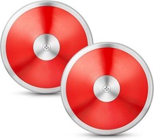Wettarn 2 Pcs 1 Kg Sports Training Discus Boys Girls Discus Track and Field