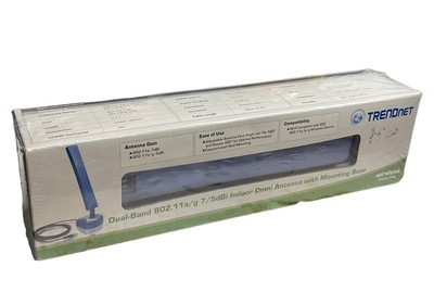 TRENDnet TEW-AI750B Dual-Band 11a/g 7/5dBi Indoor Omni Directional Antenna