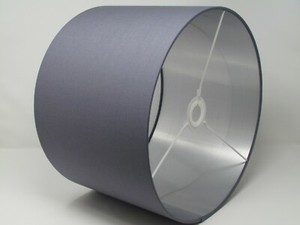 Brushed Silver Lined Charcoal Grey 