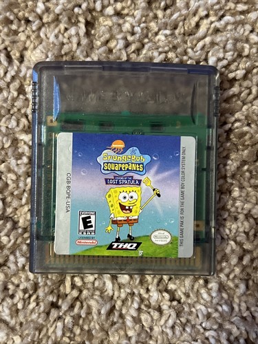 Spongebob Squarepants: Legend of the Lost Spatula (Nintendo Gameboy ...