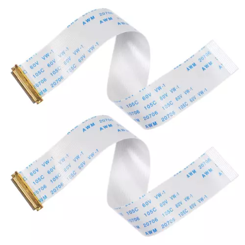 FFC Cable 0.5mm Pitch 30 Pin 150mm Flat Ribbon Cable for LCD Screen a Type 2pcs