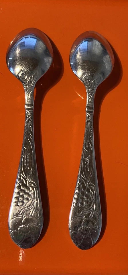 Villeroy & Boch GARDEN Stainless Five O'Clock Teaspoon 5 1/2" Germany Lot Of 2 - Image 3 of 4