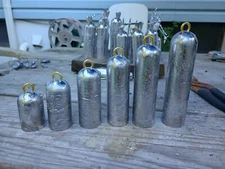 Deep Drop Sinkers Lead Weights Tilefish Grouper Snapper 1.5-5LB