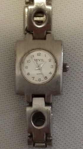 Vintage Sevil Damen Quarzuhr - silberfarben - Bild 2 von 9