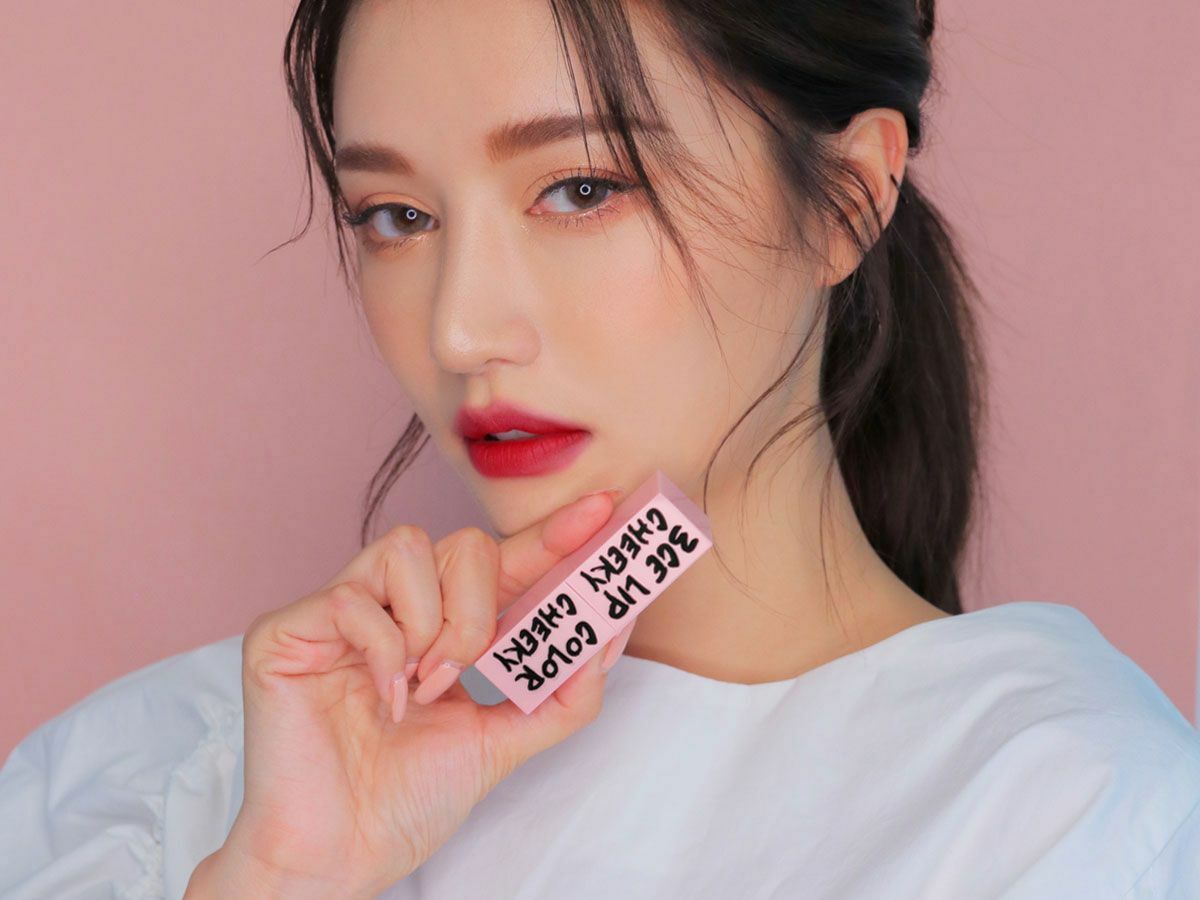 3CE Matte Lip Color #901 Cheeky Cheeky Korea Cosmetics Free