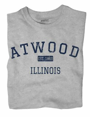 #ad Atwood Illinois IL T Shirt EST $21.49