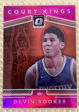 2017-18 Optic Court Kings PINK Holo Prizm 29 Devin Booker /25 Suns