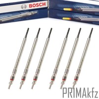 6X Bosch GLP202 GlüHkerzen Duraterm FüR Mercedes W203 W204 W211 W164 6 Zyl.