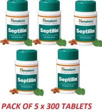 5 x Himalaya Septilin Tablets 60 tabs Each  Free Shipping