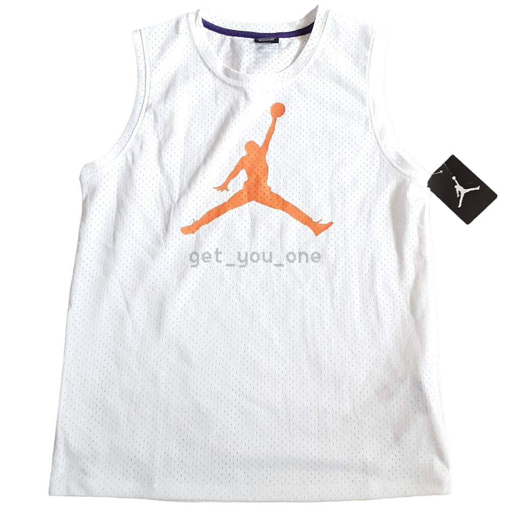 NWT Nike Jordan Jumpman BOYS Youth Mesh Tank Top Muscle Tee
