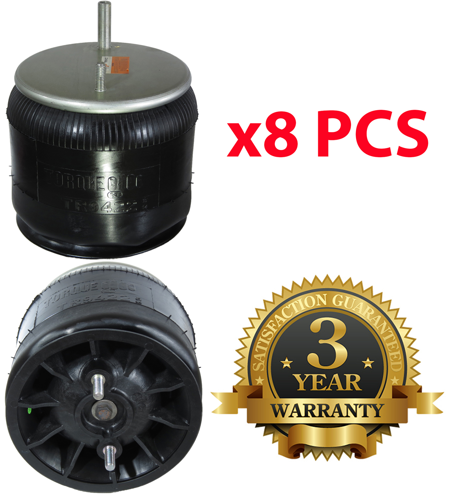 Pack of 8 Air Spring Bag for Kenworth Truck Replace K3036, K30315 W01