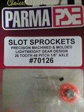 Parma 70126 Slot Sprocket 26 Tooth 48 Pitch 1/8 Axle Gear  Allen Screw Qty. 1