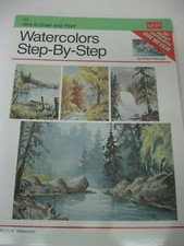 New Walter Foster How to draw and Paint Watercolors Step-By-Step 205, By Kolan