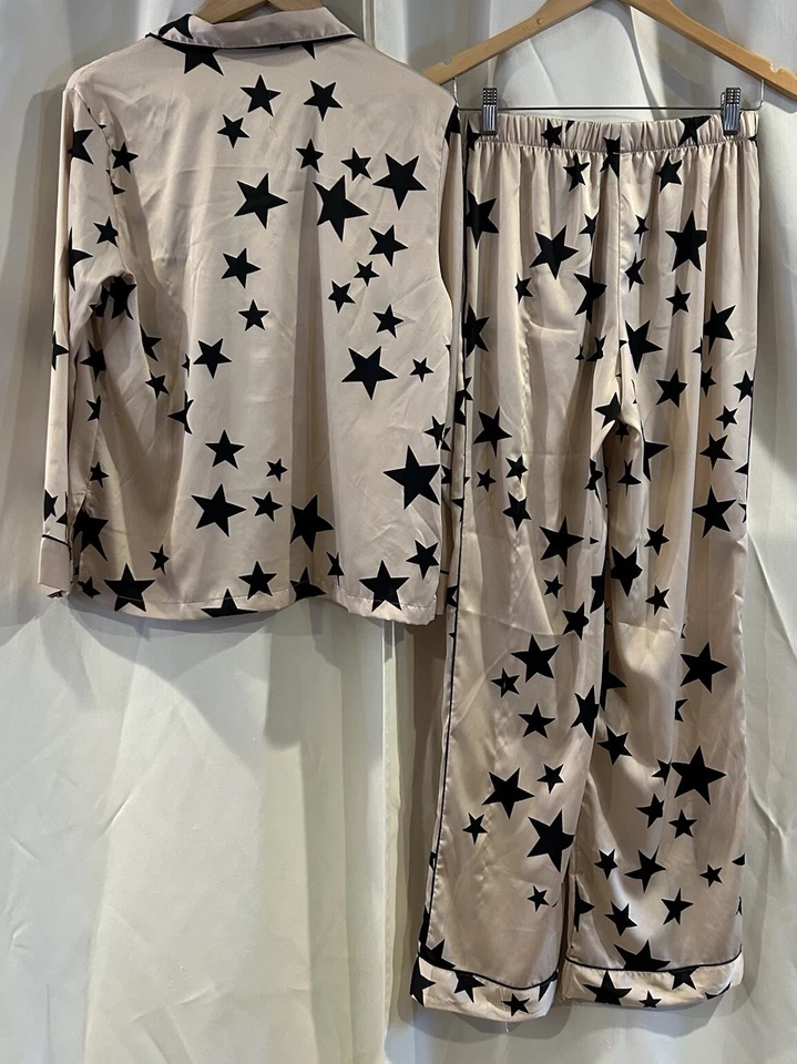 Pijama Victoria Secret Estrella Satinado Esmaltado Talla XS Leer Foto 2 de 4