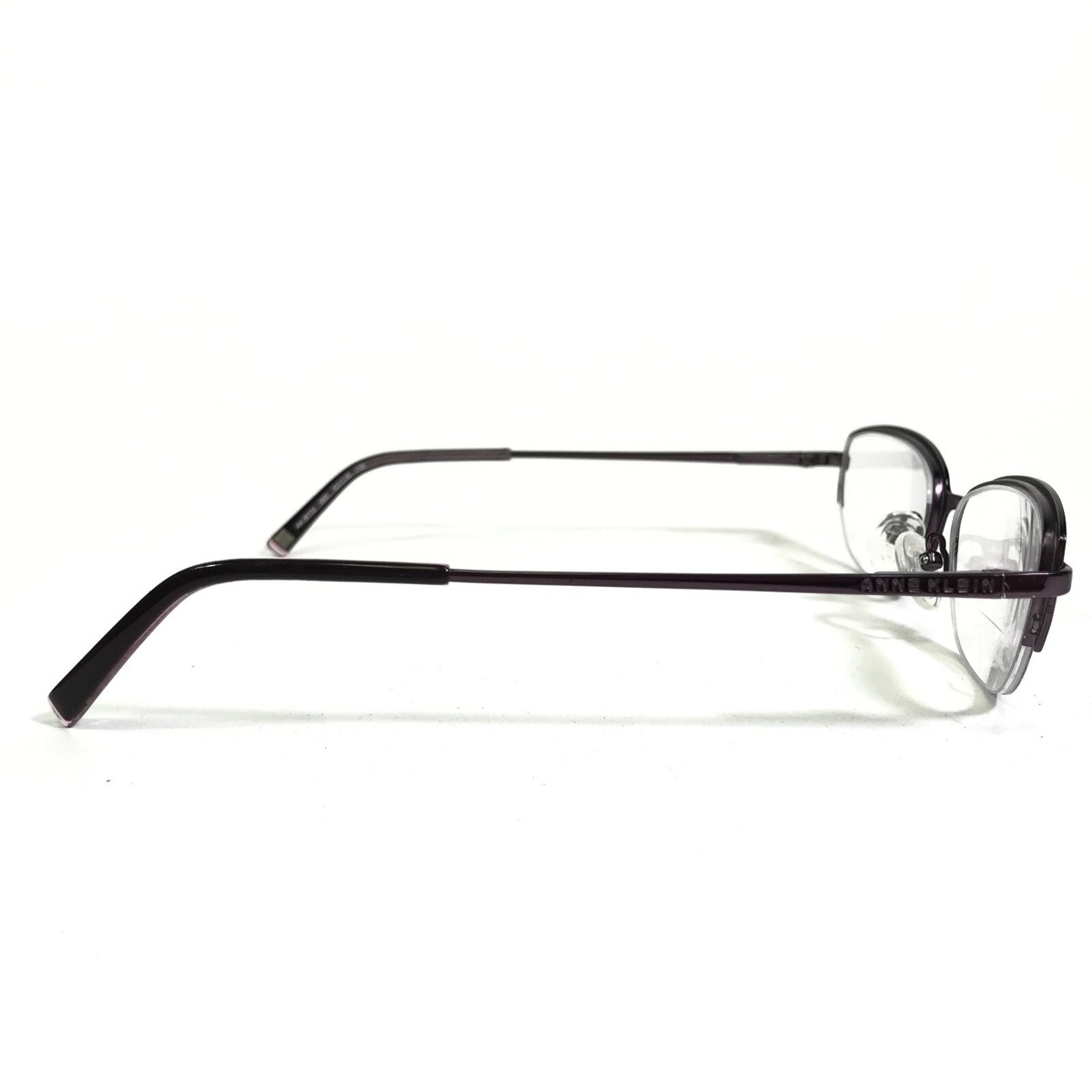 Anne Klein Eyeglasses Frames AK 9115 560 Purple Cat Eye Half