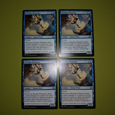 Skyship Plunderer x4 Aether Revolt 4x Playset Magic the Gathering MTG