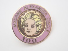 Madame Alexander Circle 100 Vintage Lapel Pin