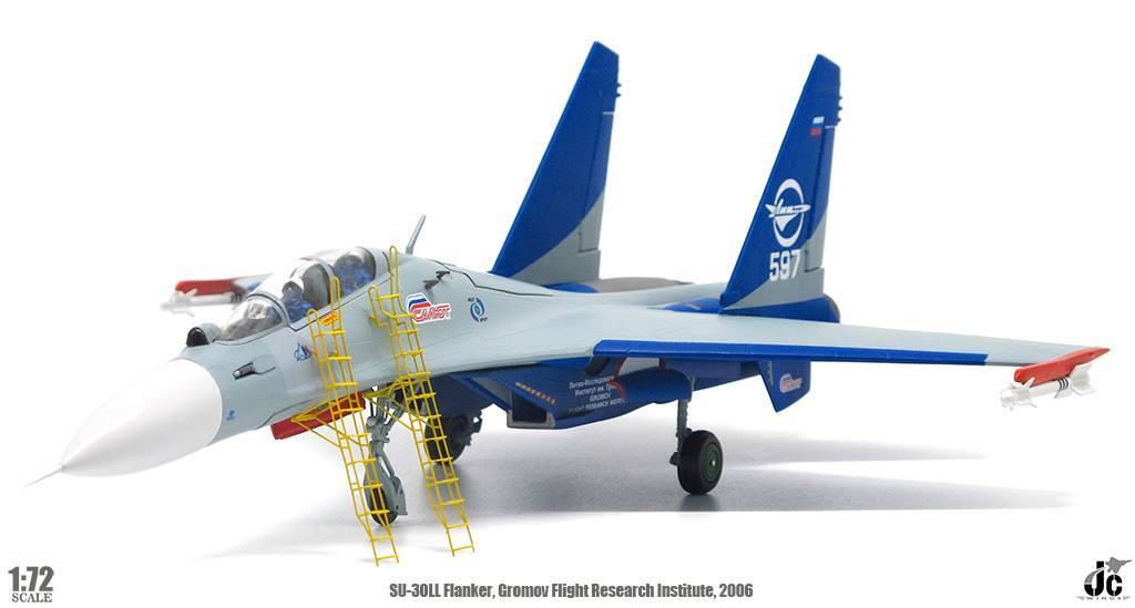 ダイキャスト製 ロシア空軍 Su-30LL スホーイ30LL SU-30 Su-30LL Flanker Gromov Flight Research Institute 1/72 Scale